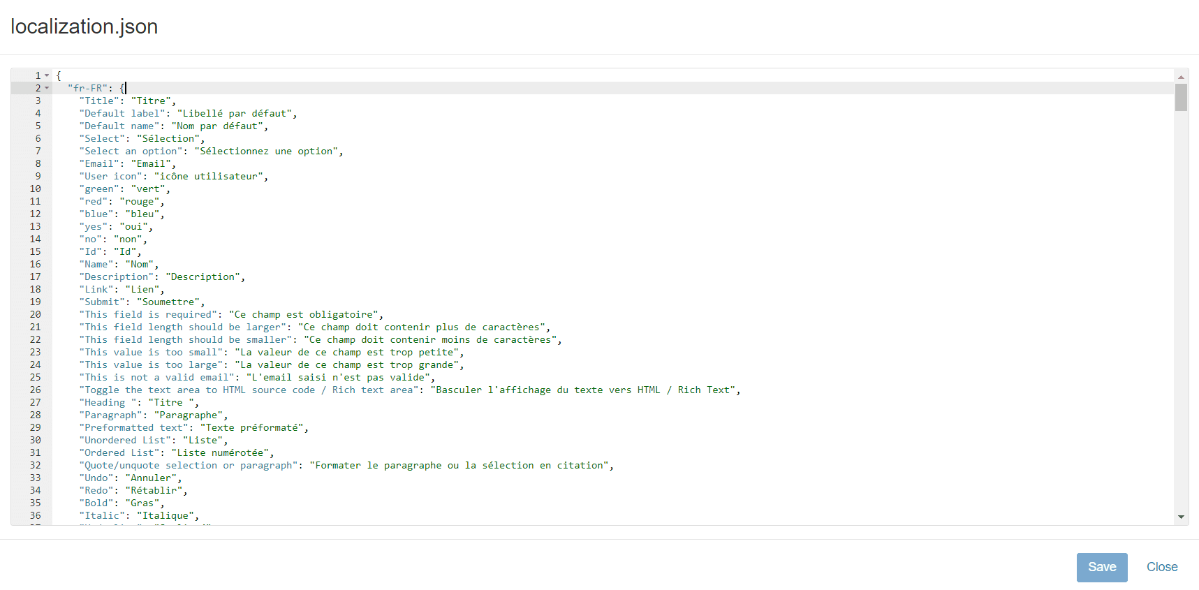 Localization